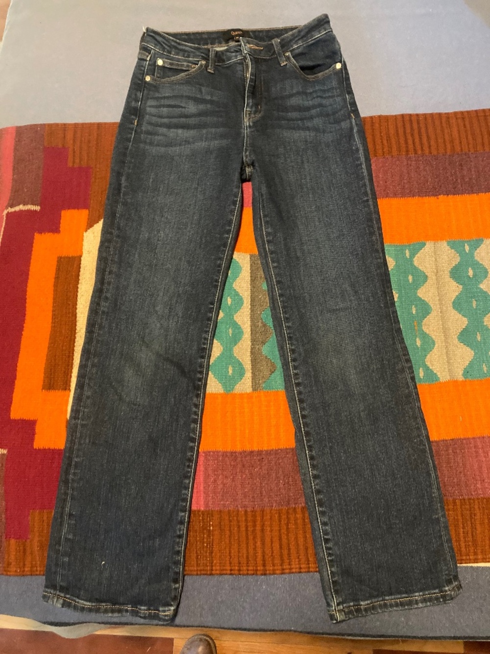 quince bella straight leg organic cotton jeans